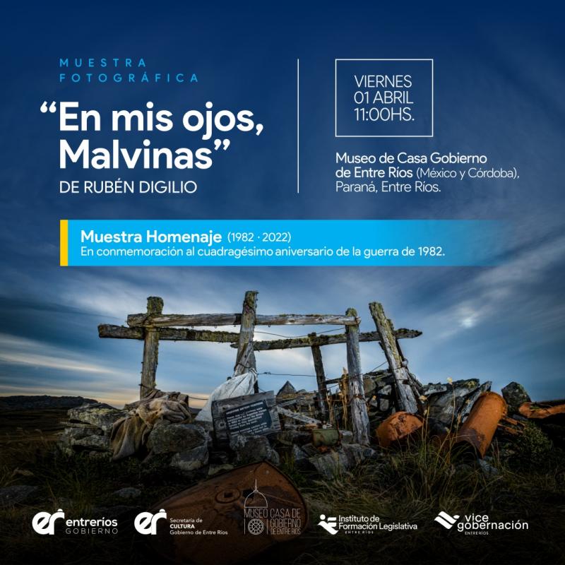 Muestra fotográfica "En mis ojos, Malvinas"