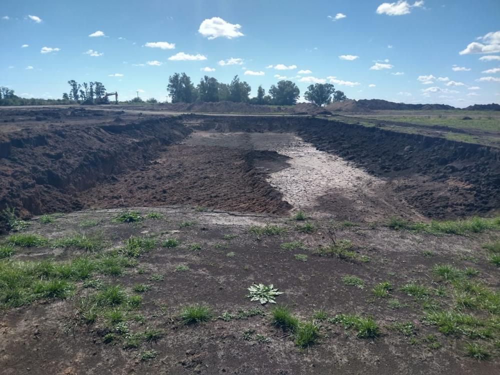 Supervisan el avance de la construcción de las nuevas lagunas cloacales