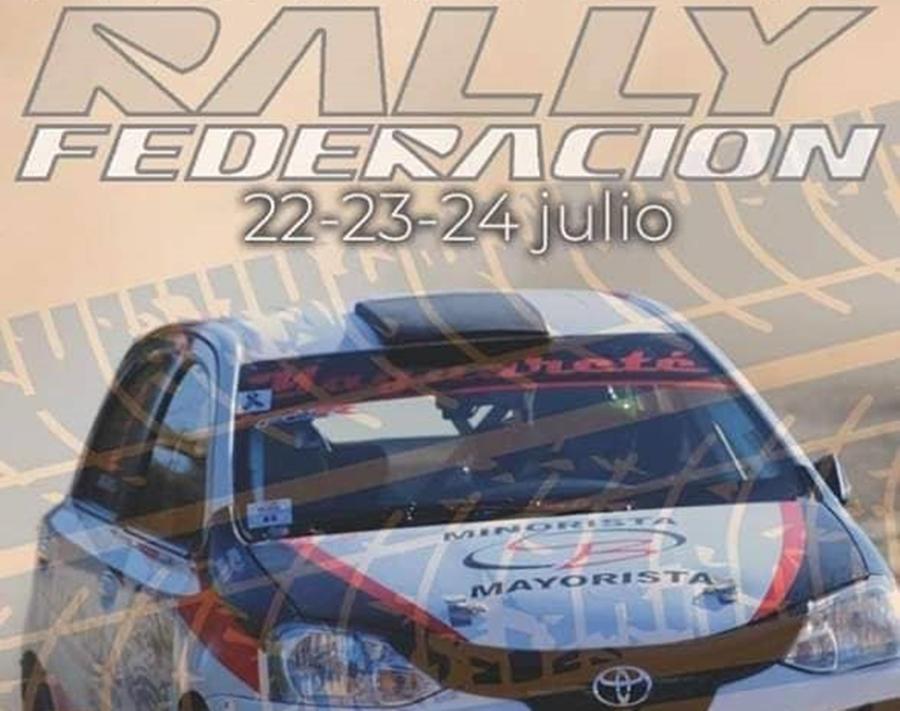 Federación será sede de la quinta fecha del Rally entrerriano con la presencia de más de 40 autos