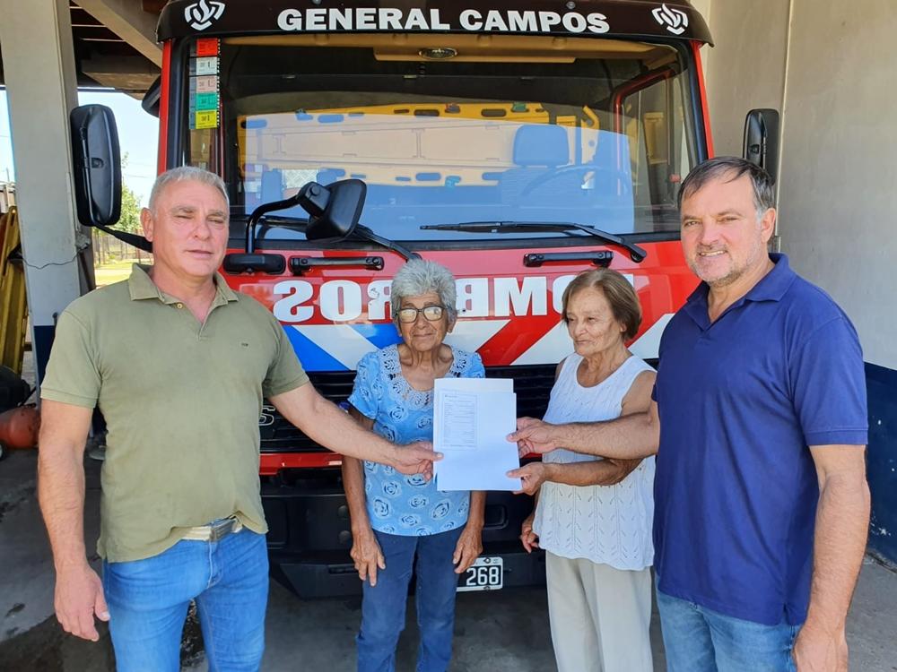 Bomberos Voluntarios recibió importante aporte económico