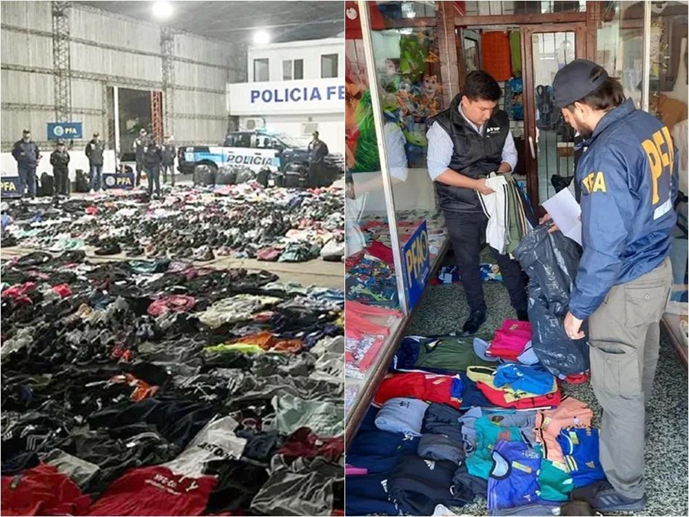 Multimillonario secuestro de ropa trucha en Entre Ríos y Corrientes