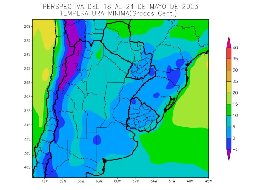 Bajarán las temperaturas pero las lluvias serán nulas o escasas