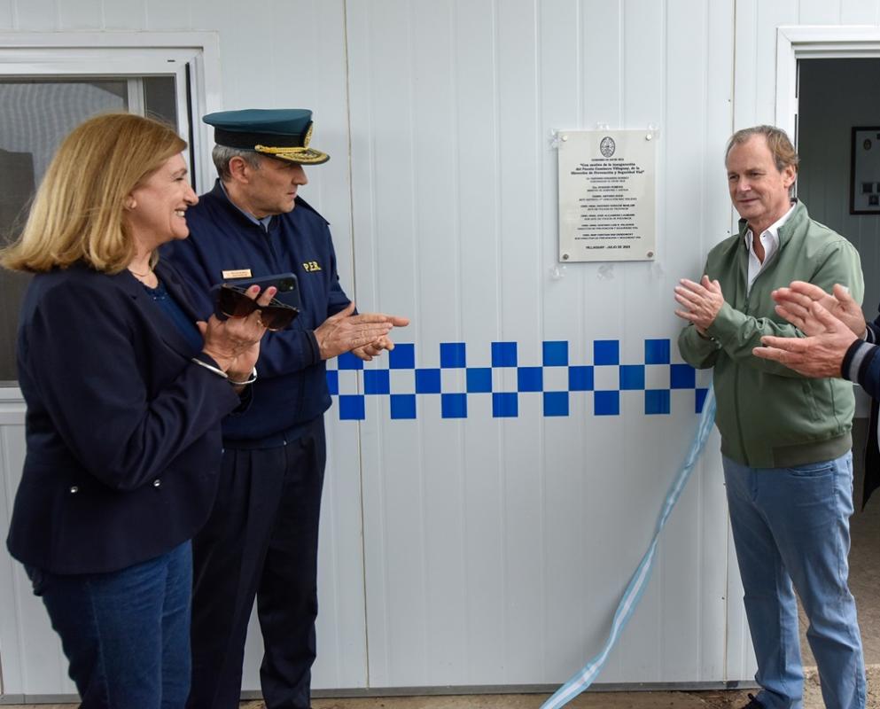 Inauguran puesto caminero sobre ruta 18 a metros de la ruta 6