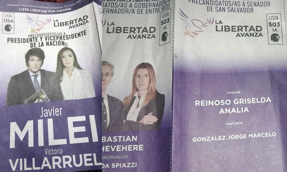 Insólita situación con los precandidatos "renunciados" de Milei en San Salvador