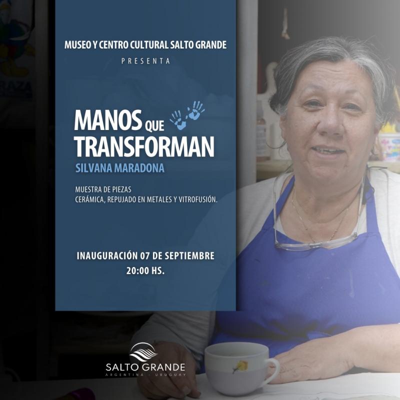 El Museo de Salto Grande presenta “Manos que Transforman”, exposición de Silvana Maradona