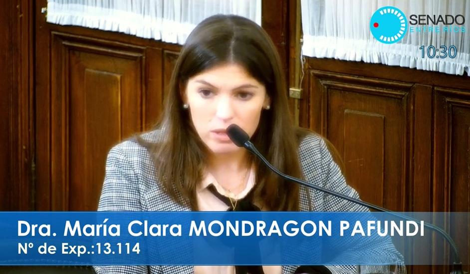 El Senado aprobó el pliego de Mondragón y será vocal en Concordia