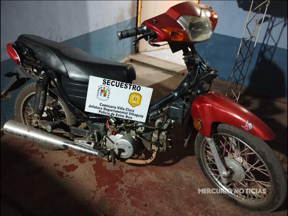 Interceptaron un motovehículo robado en Villa Clara