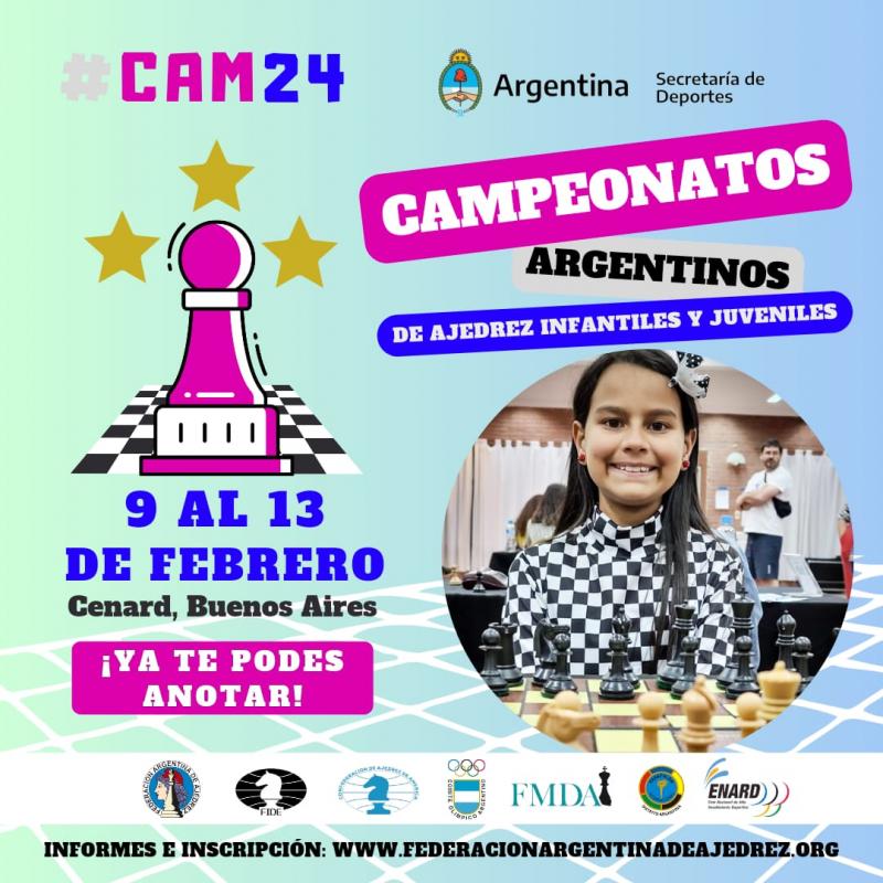 El Torneo Argentino de Ajedrez cuenta con destacada participación de jugadores de Ferro