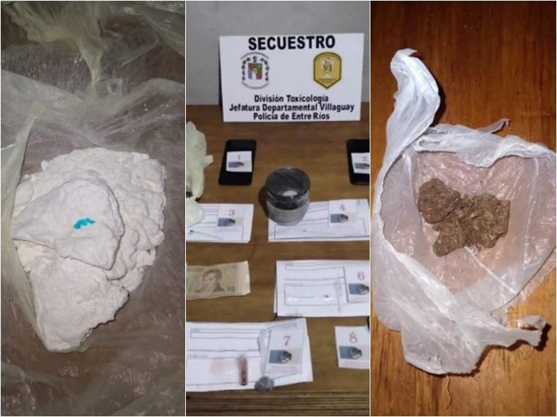 La Policía secuestró drogas en un allanamiento en Villaguay