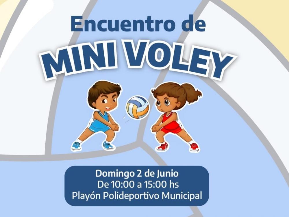 Este domingo, se desarrolla el tercer encuentro de Minivoley