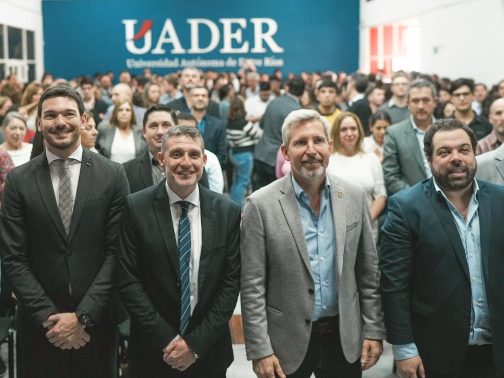 Frigerio participó de la asamblea de la UADER donde se eligieron autoridades