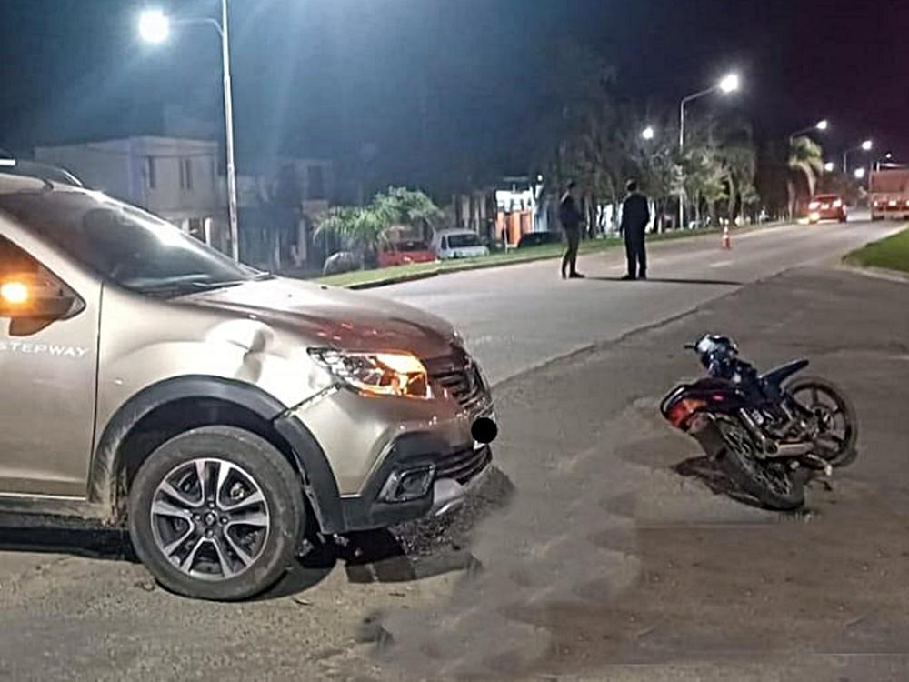 Accidente de tránsito con lesiones leves en San Salvador