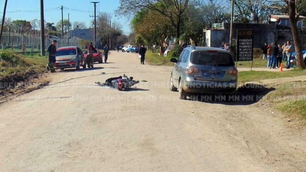 Un motociclista murió en un accidente en Colón