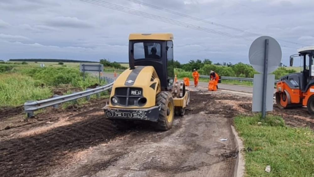 Trabajos conjuntos para mejorar el acceso a la Autovía 18 en San Salvador