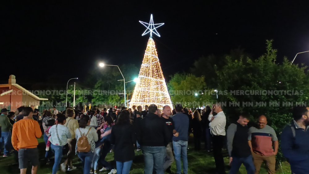 Encendieron el Árbol de Navidad y actuaron la Orquesta y el Coro