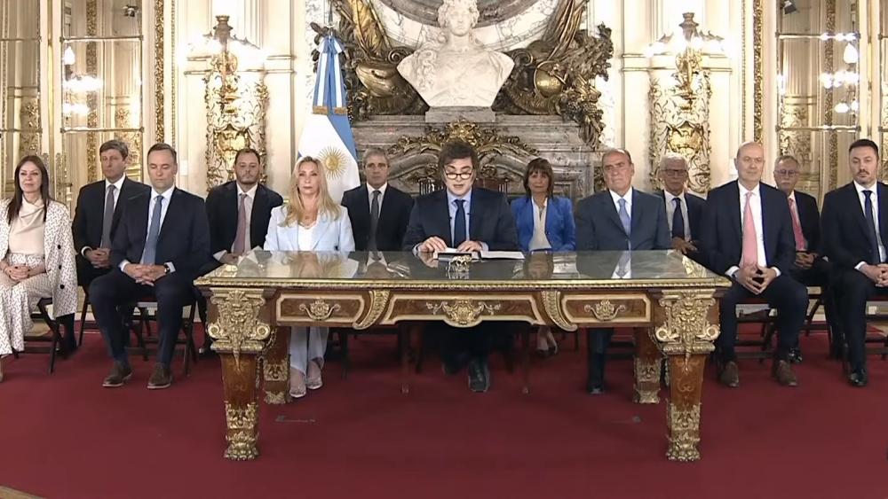 Milei conmemoró su primer año de gestión y anunció reformas económicas