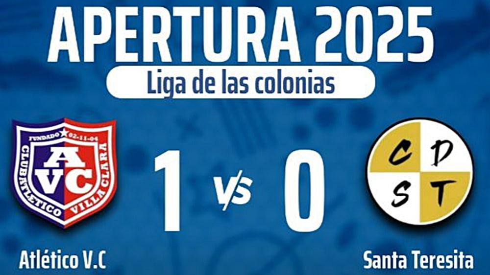 Santa Teresita cayó en el duelo de debutantes de la Liga de las Colonias