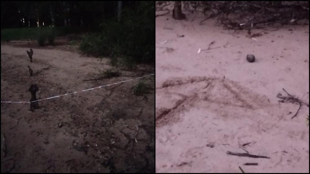 Detonaron una granada que fue hallada en una playa