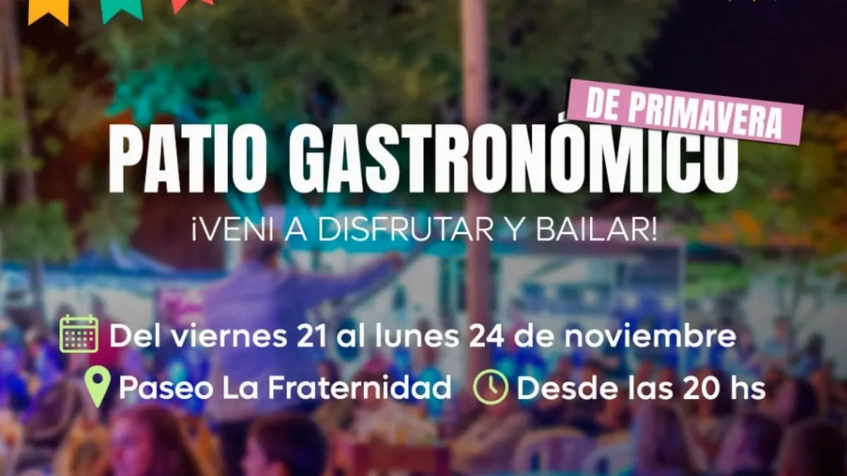 Se desarrolla una edición XL del Patio Gastronómico con múltiples actividades para disfrutar Se desarrolla una edición XL del Patio Gastronómico con múltiples actividades para disfrutar