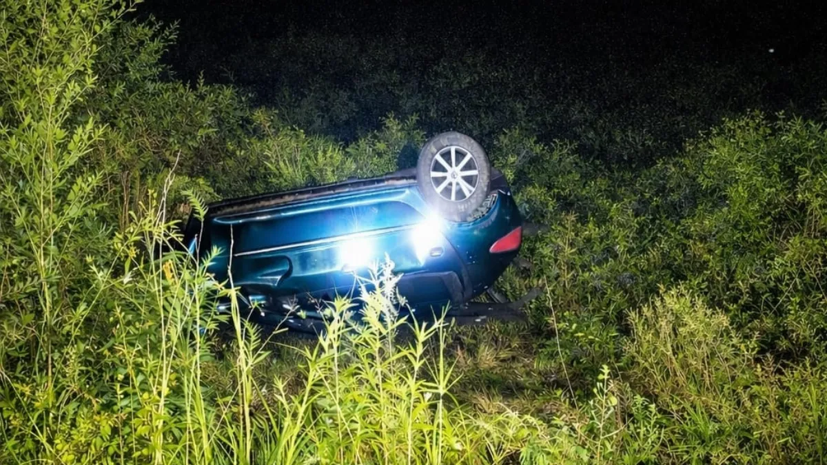 Se produjo el vuelco de un vehículo en General Campos Se produjo el vuelco de un vehículo en General Campos