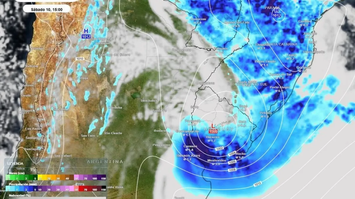 Comienza una ventana de inestabilidad hasta el fin de semana Comienza una ventana de inestabilidad hasta el fin de semana
