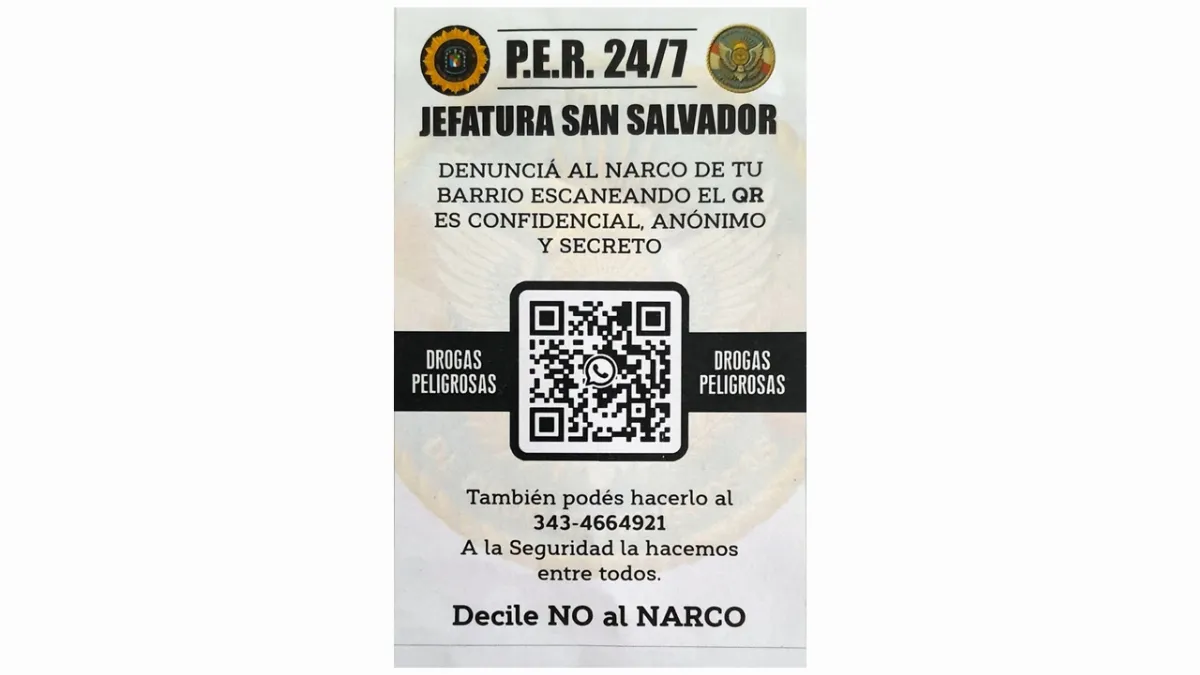 "Animate a denunciar al narco de tu barrio": la nueva campaña de la Policía "Animate a denunciar al narco de tu barrio": la nueva campaña de la Policía