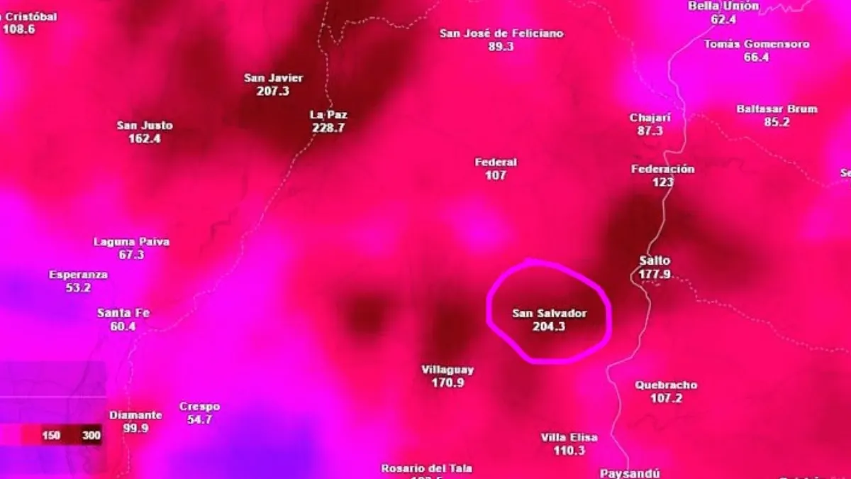 Ciclogénesis: advierten por lluvias intensas y ¿200 milímetros para San Salvador? Ciclogénesis: advierten por lluvias intensas y ¿200 milímetros para San Salvador?