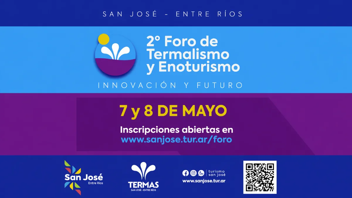 Ya están abiertas las inscripciones para el II Foro de Termalismo y Enoturismo en San José Ya están abiertas las inscripciones para el II Foro de Termalismo y Enoturismo en San José