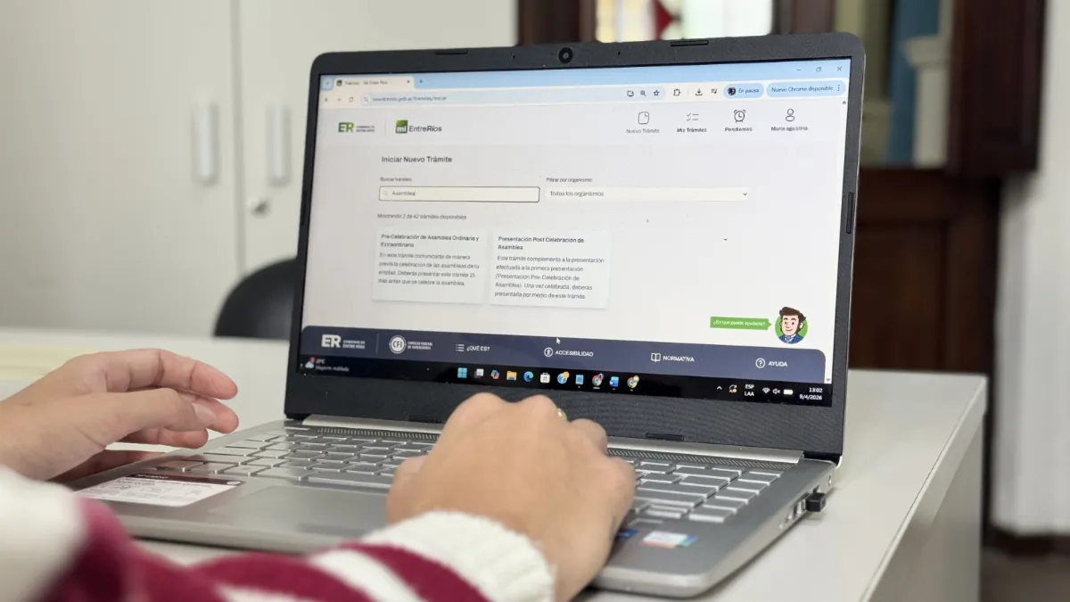 Digitalizan trámites para asociaciones civiles y fundaciones en Entre Ríos Digitalizan trámites para asociaciones civiles y fundaciones en Entre Ríos