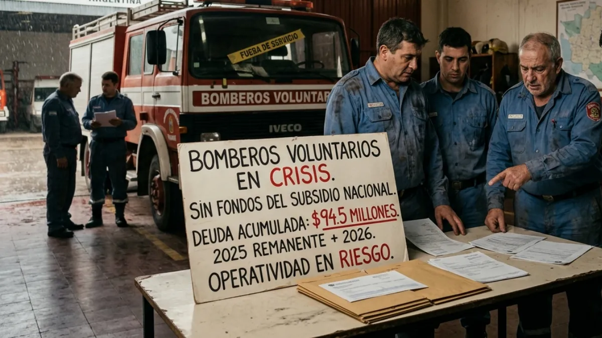 Crisis en los cuarteles de bomberos voluntarios: denuncian falta de fondos y cierres en varias provincias Crisis en los cuarteles de bomberos voluntarios: denuncian falta de fondos y cierres en varias provincias