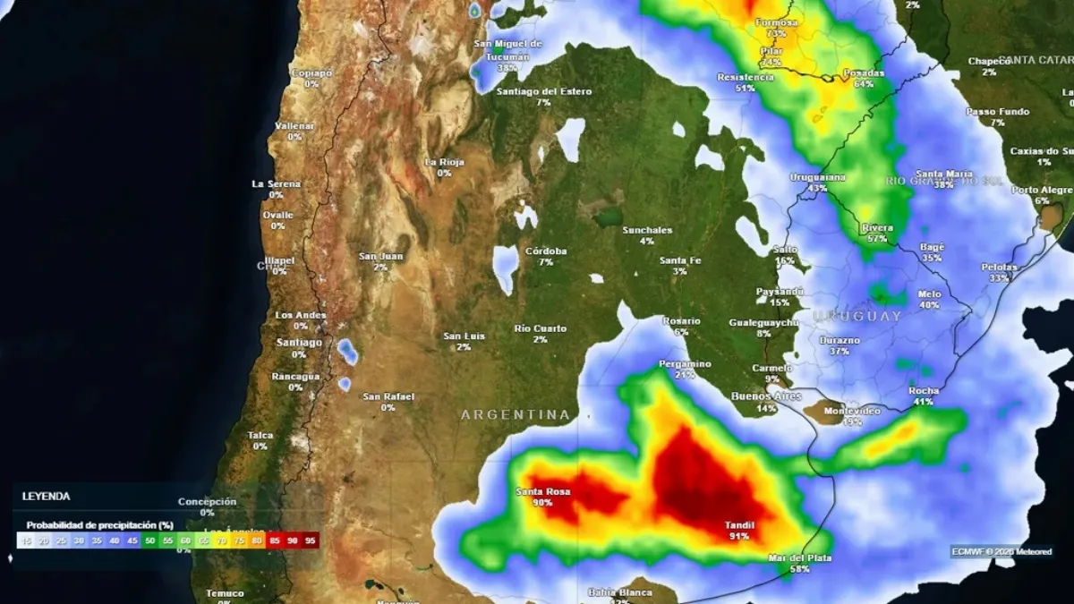 Mejora temporaria del clima y descenso de temperaturas en el centro del país Mejora temporaria del clima y descenso de temperaturas en el centro del país
