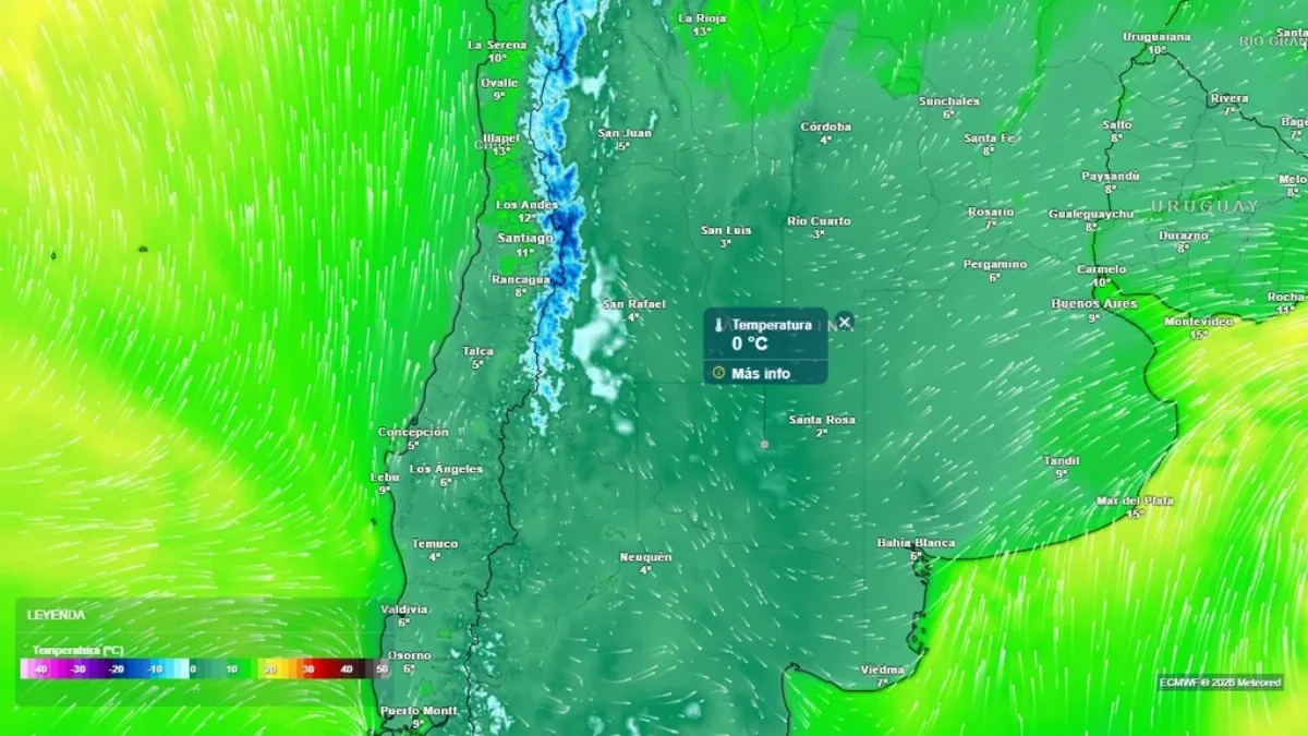 Bajan las temperaturas y se esperan heladas en la región central Bajan las temperaturas y se esperan heladas en la región central