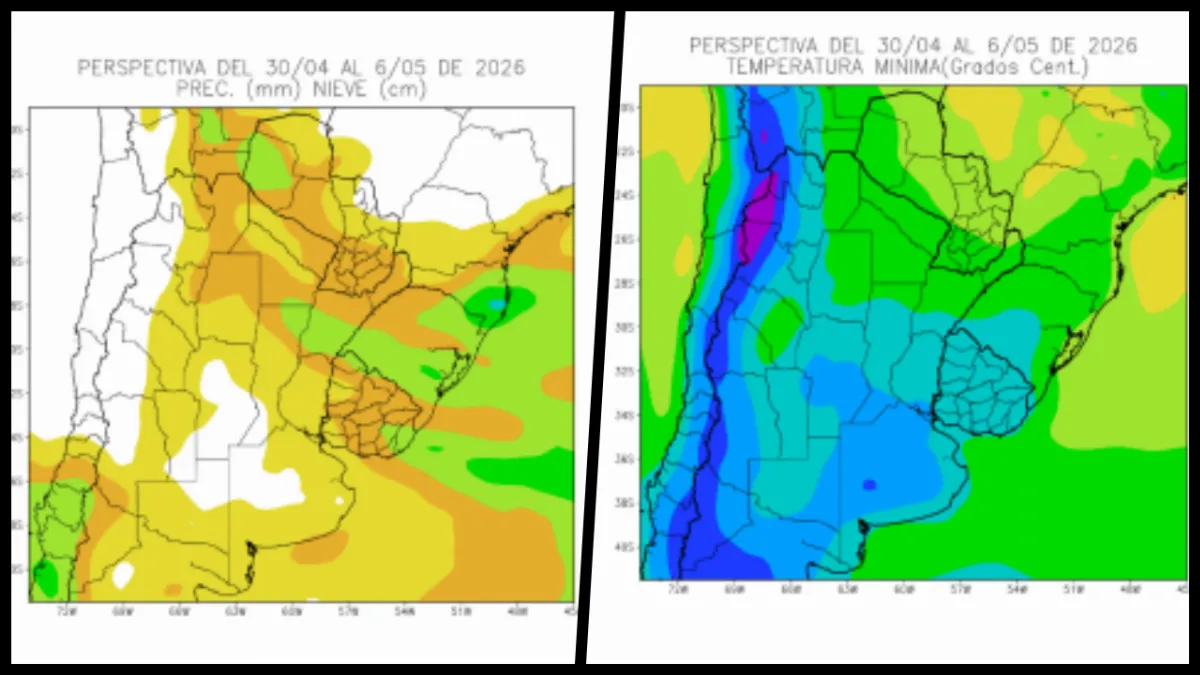 El clima dará un giro: calor inicial y fuerte descenso térmico hacia el final El clima dará un giro: calor inicial y fuerte descenso térmico hacia el final