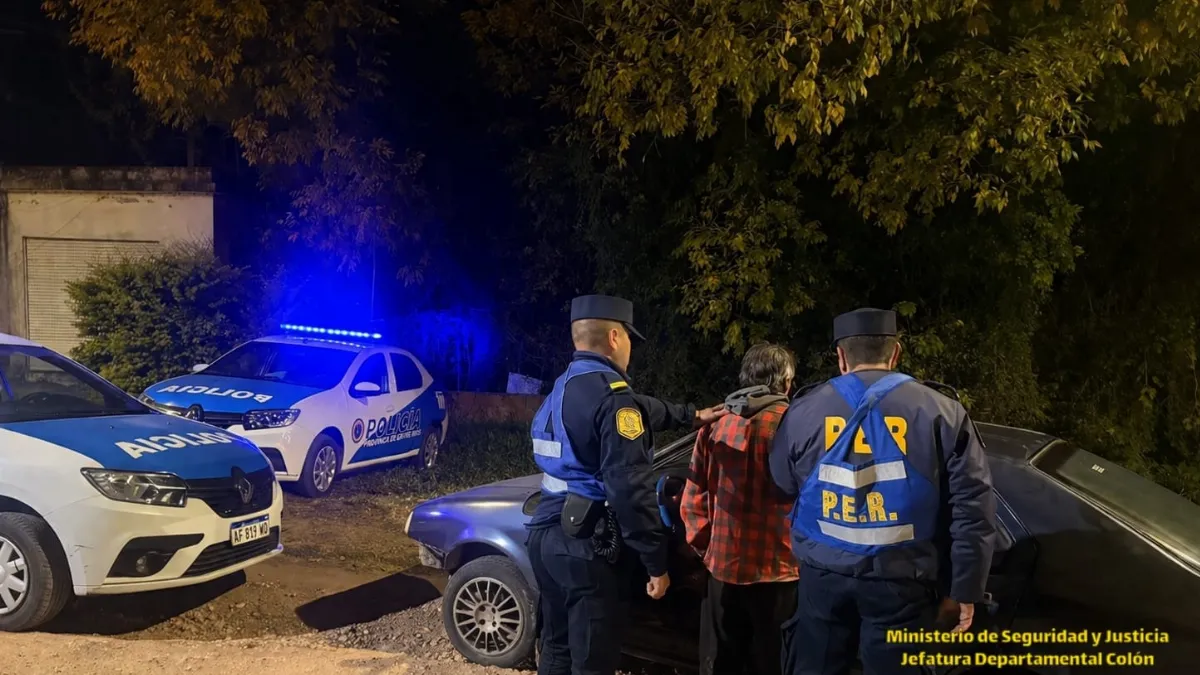 Incendio intencional en Colón: detuvieron a un hombre de 72 años Incendio intencional en Colón: detuvieron a un hombre de 72 años