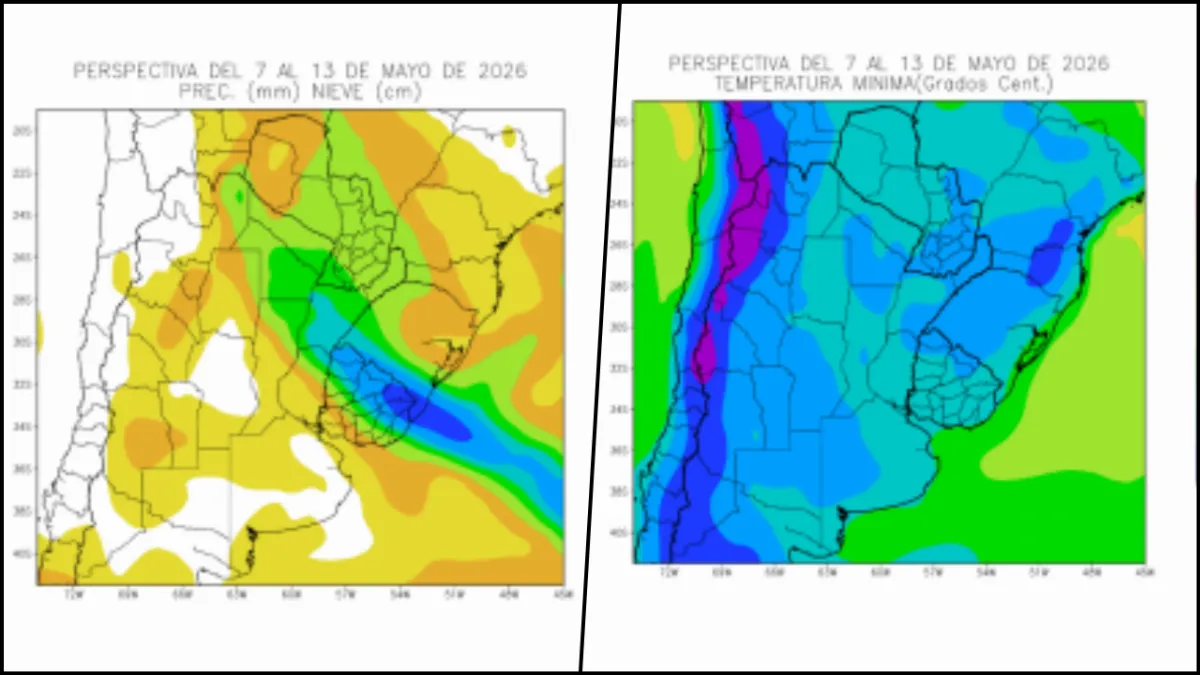 Ingreso de aire polar y lluvias desparejas marcarán la semana agroclimática Ingreso de aire polar y lluvias desparejas marcarán la semana agroclimática