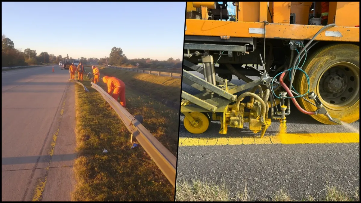 Avanzan trabajos de mantenimiento y seguridad vial sobre la ruta 14 Avanzan trabajos de mantenimiento y seguridad vial sobre la ruta 14