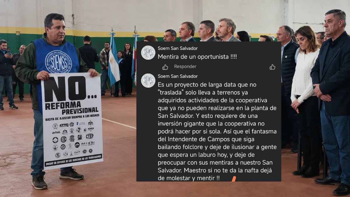 El SOEMSS reaccionó con delay y tildó a Mendelovich de "fantasma", "oportunista" y mentiroso El SOEMSS reaccionó con delay y tildó a Mendelovich de "fantasma", "oportunista" y mentiroso