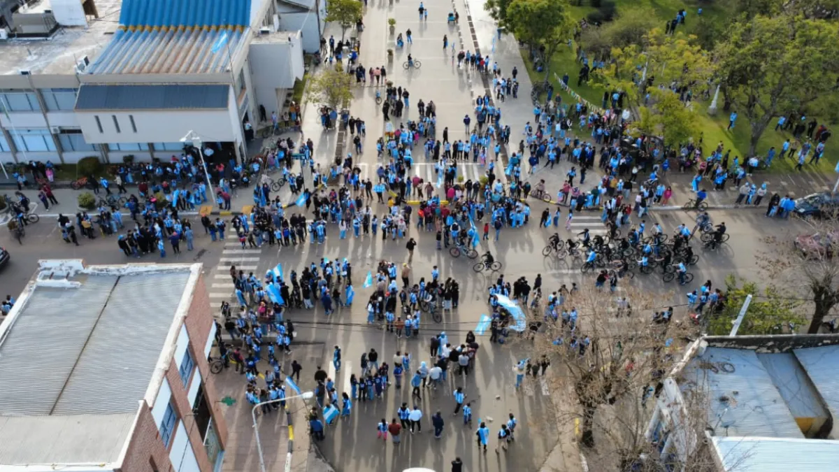 El triunfo épico de Argentina desató una verdadera fiesta en las calles de San Salvador El triunfo épico de Argentina desató una verdadera fiesta en las calles de San Salvador