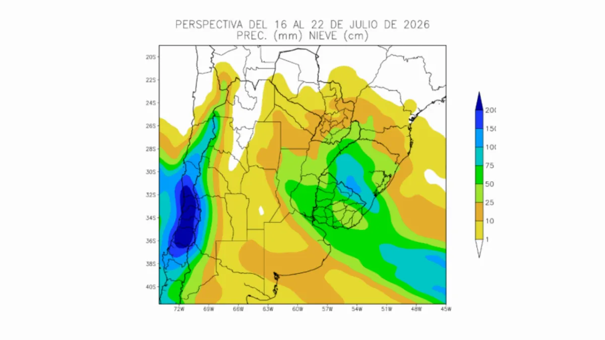 Anticipan una semana con temperaturas en ascenso, lluvias aisladas y posterior ingreso de aire frío Anticipan una semana con temperaturas en ascenso, lluvias aisladas y posterior ingreso de aire frío