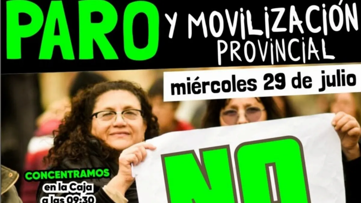 Este miércoles, AGMER realizará un nuevo paro y movilización Este miércoles, AGMER realizará un nuevo paro y movilización
